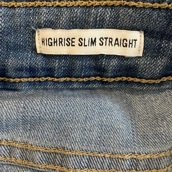 William Rast High Rise Slim Straight Jeans Size 25 JR - Picture 16 of 16